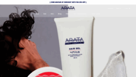 What Arata.in website looked like in 2020 (5 years ago)