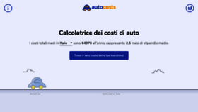 What Autocosti.info website looked like in 2020 (4 years ago)
