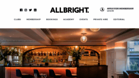 What Allbrightcollective.com website looked like in 2020 (4 years ago)