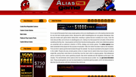 What Aliasthegame.com website looked like in 2020 (4 years ago)