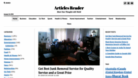 What Articlesreader.com website looked like in 2020 (4 years ago)
