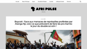 What Afri-pulse.net website looked like in 2020 (4 years ago)