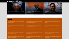 What Answersafrica.com website looked like in 2020 (4 years ago)