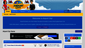 What Airportcitygame.com website looked like in 2020 (4 years ago)