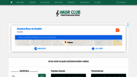 What Akor.club website looked like in 2020 (4 years ago)