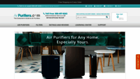 What Airpurifiers.com website looked like in 2020 (4 years ago)