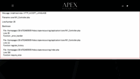 What Apexresourcing.com website looked like in 2020 (4 years ago)