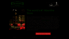What Absinthe-alandia.com website looked like in 2020 (4 years ago)