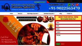 What Aghoriji.com website looked like in 2020 (4 years ago)