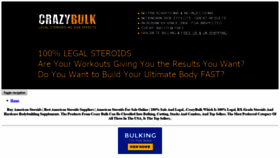 What Americansteroids.com website looked like in 2020 (4 years ago)