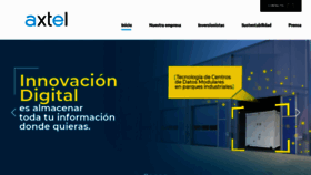 What Axtelcorp.mx website looked like in 2020 (5 years ago)