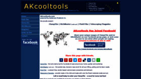 What Akcooltools.com website looked like in 2020 (4 years ago)