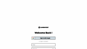 What App.lambdatest.com website looked like in 2020 (4 years ago)