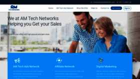 What Amtechnetworks.com website looked like in 2020 (4 years ago)