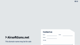 What Airsoftguns.net website looked like in 2020 (4 years ago)
