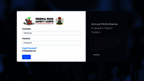 What Apers.frsc.gov.ng website looked like in 2020 (4 years ago)