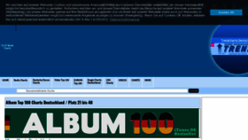 What Album-charts-deutschland.de website looked like in 2020 (4 years ago)