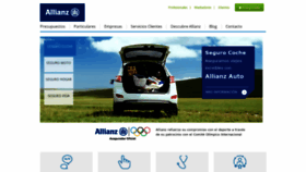 What Allianz.es website looked like in 2020 (4 years ago)