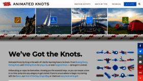 What Animatedknots.com website looked like in 2020 (4 years ago)