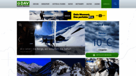 What Alpenverein.de website looked like in 2020 (4 years ago)
