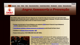 What Angraprevencao.com.br website looked like in 2020 (4 years ago)