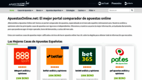 What Apuestasonline.net website looked like in 2020 (6 years ago)