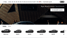 What Audi.no website looked like in 2020 (4 years ago)