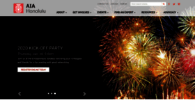 What Aiahonolulu.org website looked like in 2020 (4 years ago)