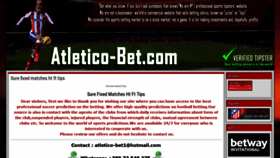 What Atletico-bet.com website looked like in 2020 (4 years ago)