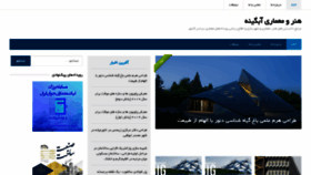 What Abgineharch.ir website looked like in 2020 (4 years ago)