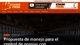 What Actualidadporcina.com website looked like in 2020 (4 years ago)