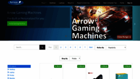 What Arrowcomputers.com.au website looked like in 2020 (4 years ago)