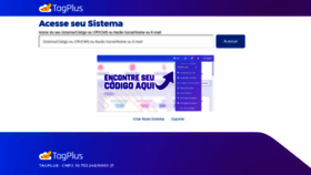 What App.tagplus.com.br website looked like in 2020 (4 years ago)