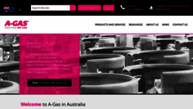 What Agasaustralia.com website looked like in 2020 (4 years ago)