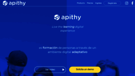 What Apithy.com website looked like in 2020 (4 years ago)
