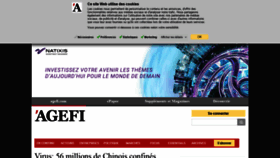 What Agefi.com website looked like in 2020 (4 years ago)