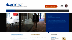 What Agigest.lu website looked like in 2020 (4 years ago)