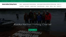 What Alaskahalibutfishingcharter.com website looked like in 2020 (4 years ago)