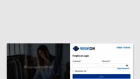 What App.freightcom.com website looked like in 2020 (4 years ago)