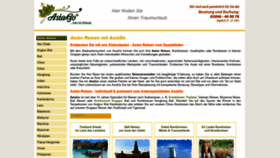 What Asiago.de website looked like in 2020 (4 years ago)