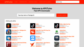 What Apkturbo.com website looked like in 2020 (4 years ago)