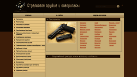 What Armoury-online.ru website looked like in 2020 (4 years ago)
