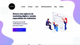 What Agencialabra.com.br website looked like in 2020 (4 years ago)