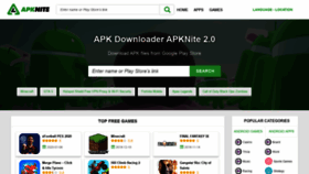 What Apknite.com website looked like in 2020 (4 years ago)