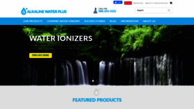 What Alkalinewaterplus.com website looked like in 2020 (4 years ago)