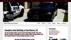 What Angelsmobileautodetailing.com website looked like in 2020 (4 years ago)
