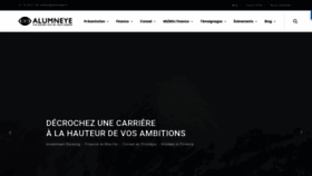 What Alumneye.fr website looked like in 2020 (4 years ago)