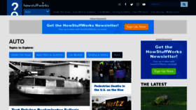 What Auto.howstuffworks.com website looked like in 2020 (4 years ago)
