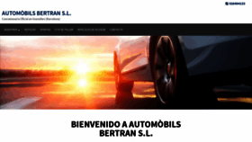 What Automobils-bertran.com website looked like in 2020 (4 years ago)