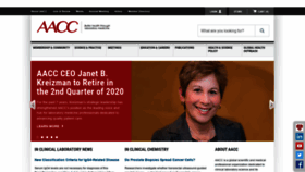 What Aacc.org website looked like in 2020 (4 years ago)